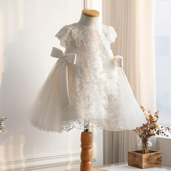 Frühlings-Blumenmädchen- und Geburtstagsprinzessinnenkleid 2025 – Luftiger Tüll für Hochzeiten und Auftritte