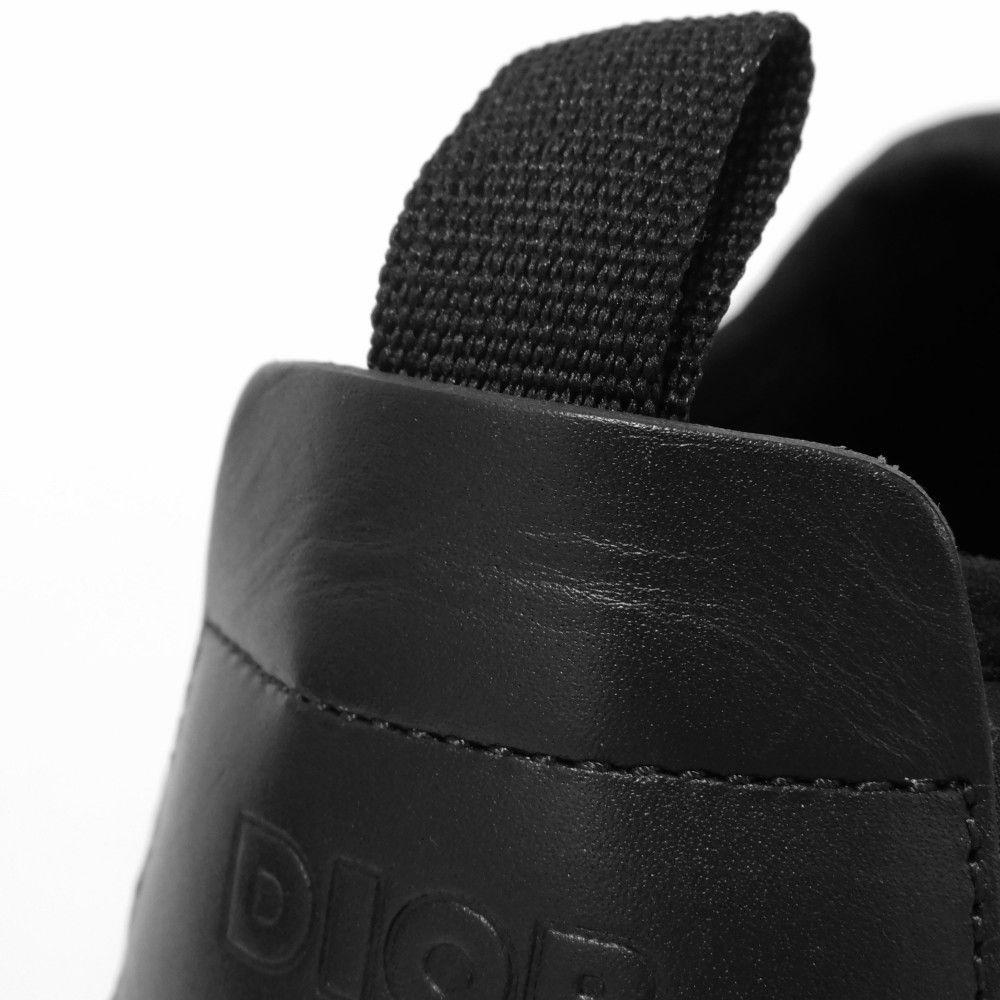 Used 10656 Snow Slippers 3SA089ZHN_H969 7897 40 All-Over Logo Calfskin Rubber 9.8" Oblique Quilted Nylon Black Men's