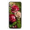 Case For Samsung A24 A12 A14 A32 A50 A70 A20E A20S A10S A22 A40 A34 A54 A42 A52 5G A02S A04s Cover Beautiful Red Rose Flowers