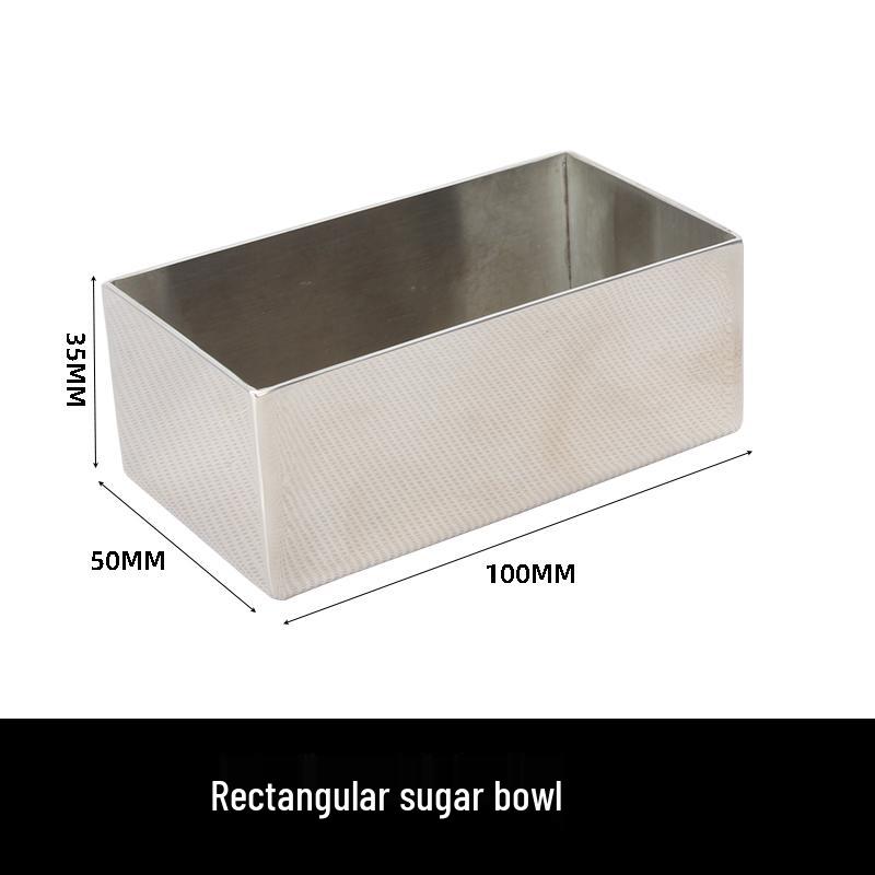 Stainless Steel Sugar Bowl and Milk Cup Set for Restaurant and Hotel Use