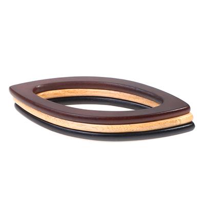 Solid Wood Bag Handle Replacement Diy Handbag Tote Handles Bags Classic Straps
