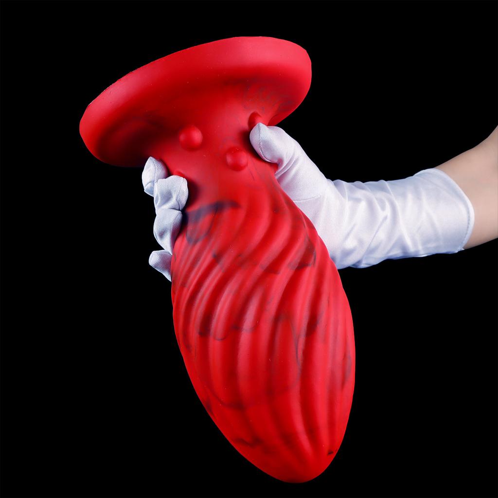 Giant Silicone Spiral Dragon Egg Butt Plug More Sizes Men's and Women's Back Court Masturbation Massage Anal Dilatation Device Adult Sex Toy