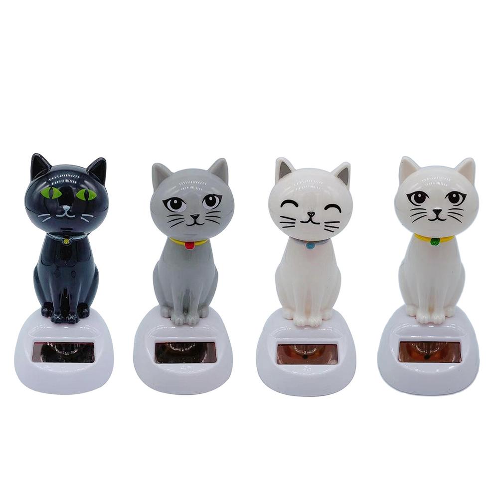 Cute Car Interior Solar Dancing Toy Solar Powered for Baby Child Gifts Swinging Animals Dashboard Ornament Auto Home Decoration