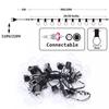 Outdoor Solar LED Festoon Fairy Light Christmas Street Winter Garland G50 Chain Ball Bulbs Waterproof  Plug In Garden Decoration