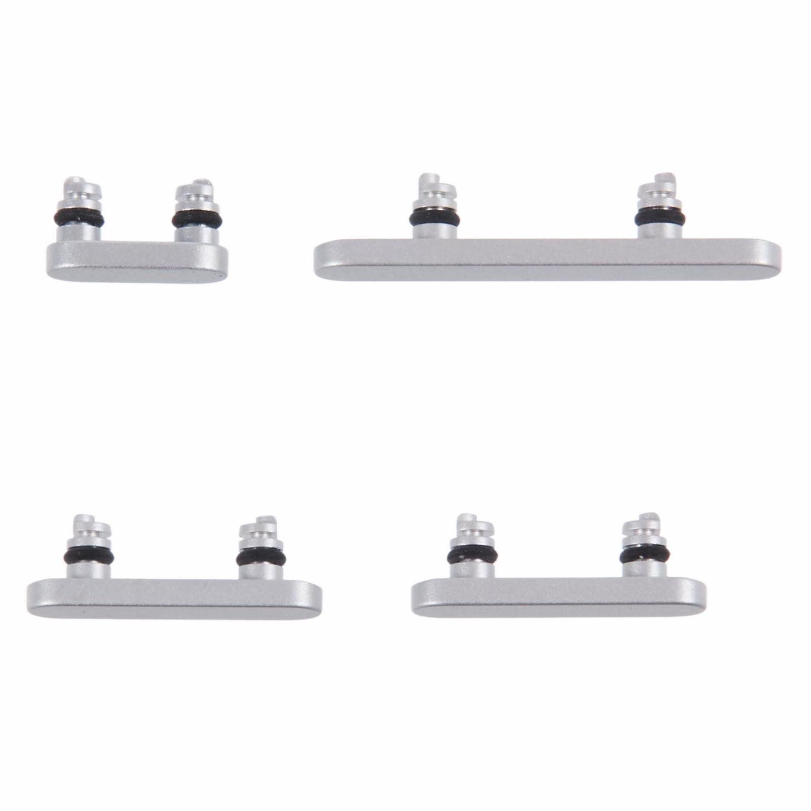 

For iPhone 16 Plus Side Buttons Set (Mute+Power+Volume Buttons) (without Logo) White