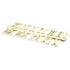 Stick On Clock Numbers Roman Numerals 10Mm Art Craft Dial Sticking Gold 1 Set
