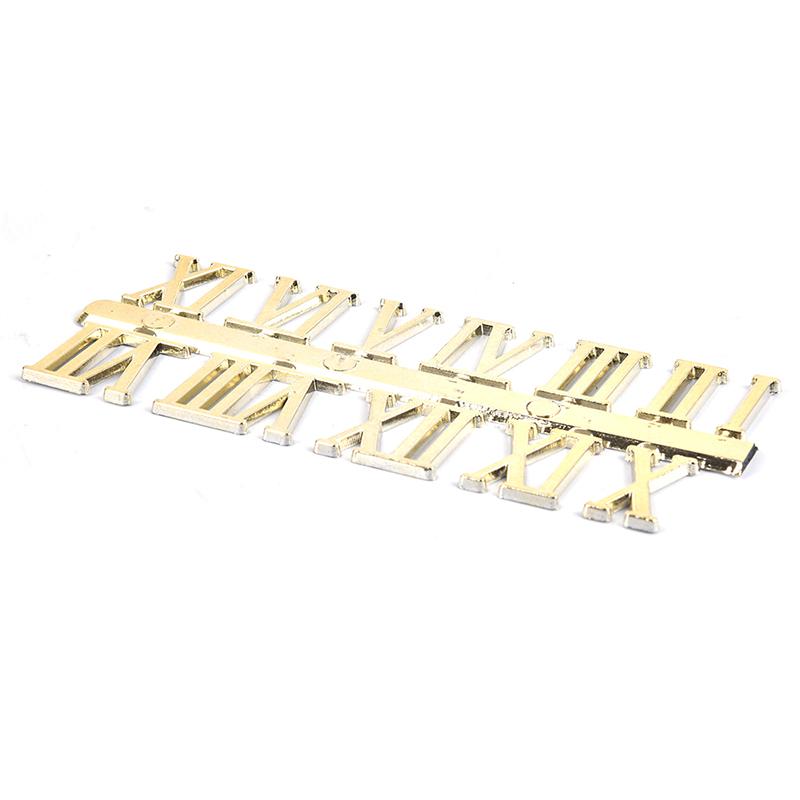 Stick On Clock Numbers Roman Numerals 10Mm Art Craft Dial Sticking Gold 1 Set