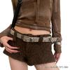 Cool Cowgirl Waist Chain Casual Belt Leopard Print Waist Ceinture Skinny Belt