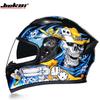 Dual Lens Motorcycle Helmet Off-Road ATV Scooter Riding Full Face Safety Women Men Adult ABS Material