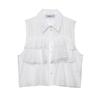 Araltay New Arrival Fashion Style Women's Clothing Fashion All-Match Minimalist Translucent Laminated Decoration Tops 1971804
