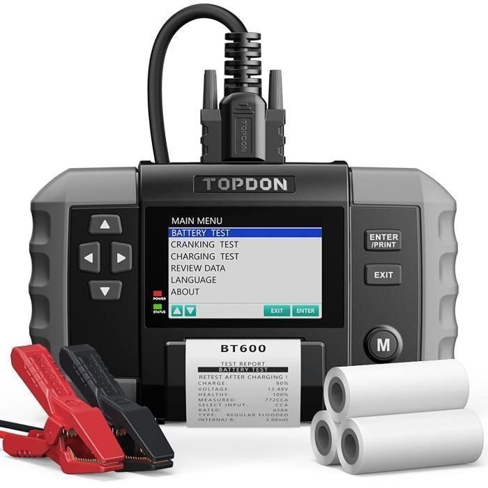 Battery Tester - Bt600 - 12V/24V