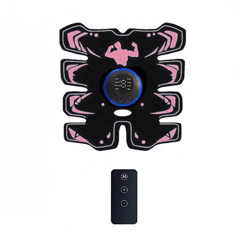 New Usb Rechargeable Ems Muscle Stimulator Abs Arm 3 In 1 Trainer Smart Wireless Fitness Abdominal Training Electric Body Slim