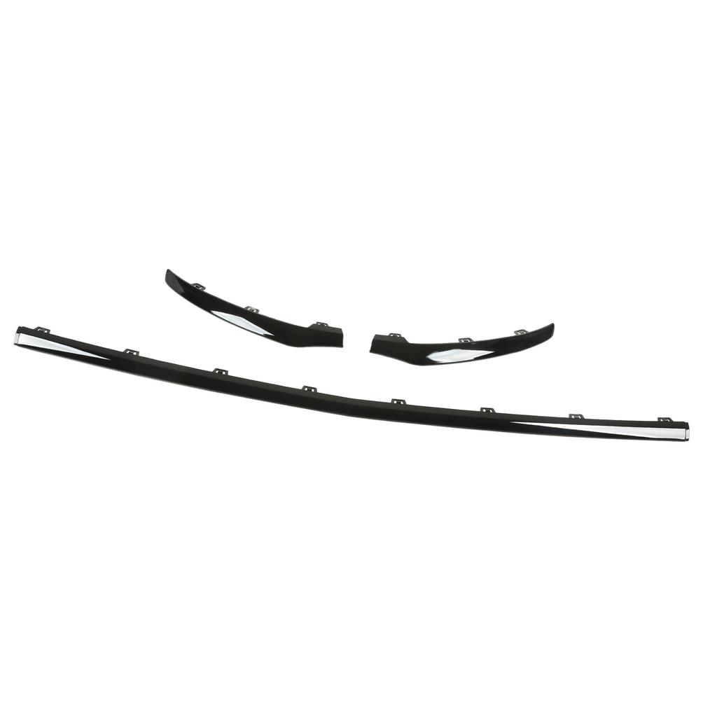 3pcs Gloss Black Front Bumper Lower Trim Replacement for Mercedes?Benz GLC?Class X253 C253 AMG Line