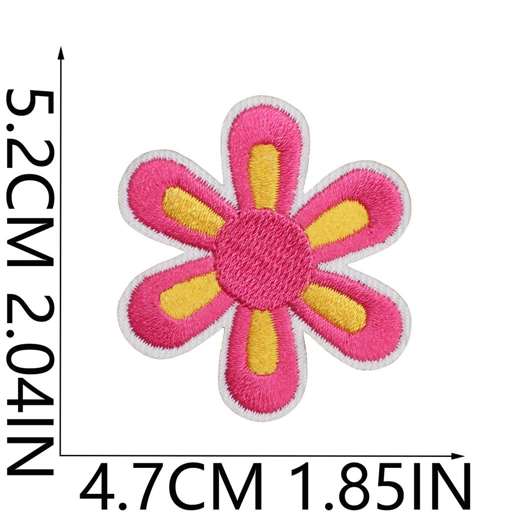 Cactus Car Embroidery Cloth Sticker Jacket Decoration Wave Patch Sticker Butterfly Computer Embroidery Label Flower Stamp Ironing