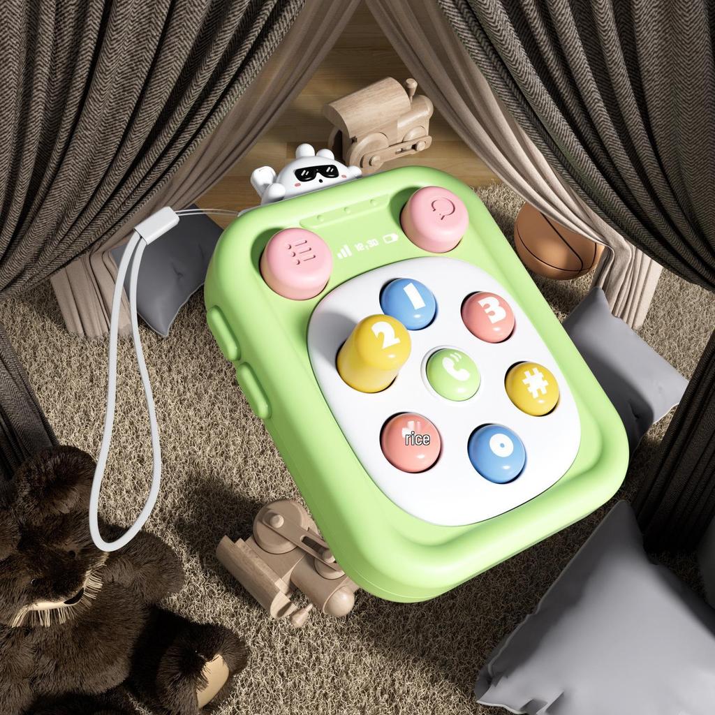 Little Duck Handheld Whack-a-Mole Toy: Cute, Educational Press-and-Play for Toddler-Parent Fun