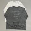 Women's Oversized Long Sleeve Cotton T-shirt with Letter Print - Casual, Comfortable, and Versatile.