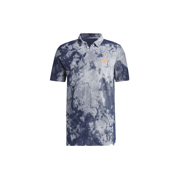

Мужская рубашка с коротким рукавом Adidas Tie-Dye Print, темно-синяя HT0081 S