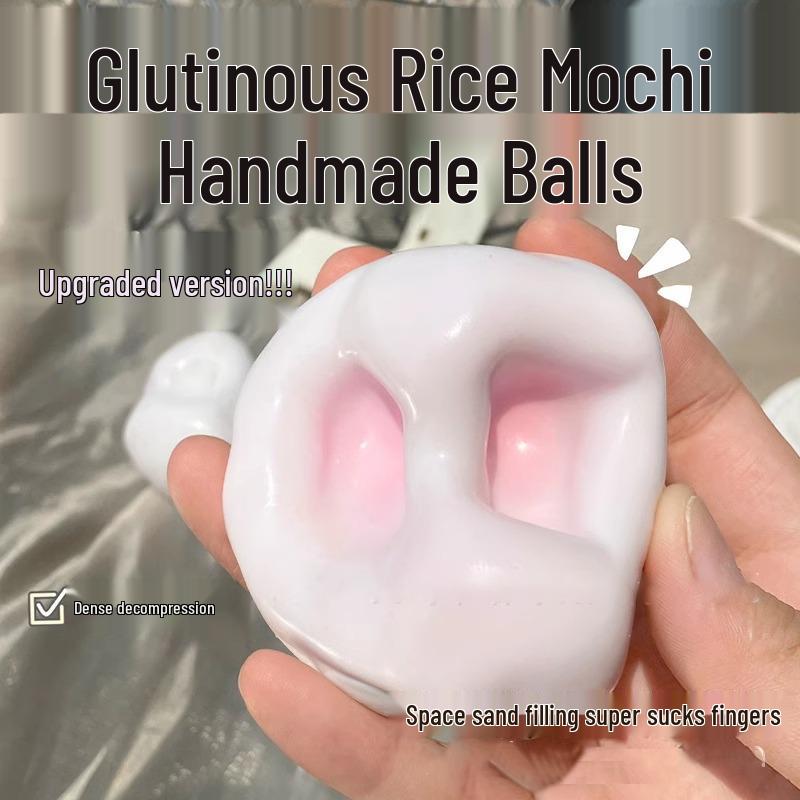 Malleable Ice Skin Mochi Squeeze Toy – Soft, Slow Rebound Decompression Ball
