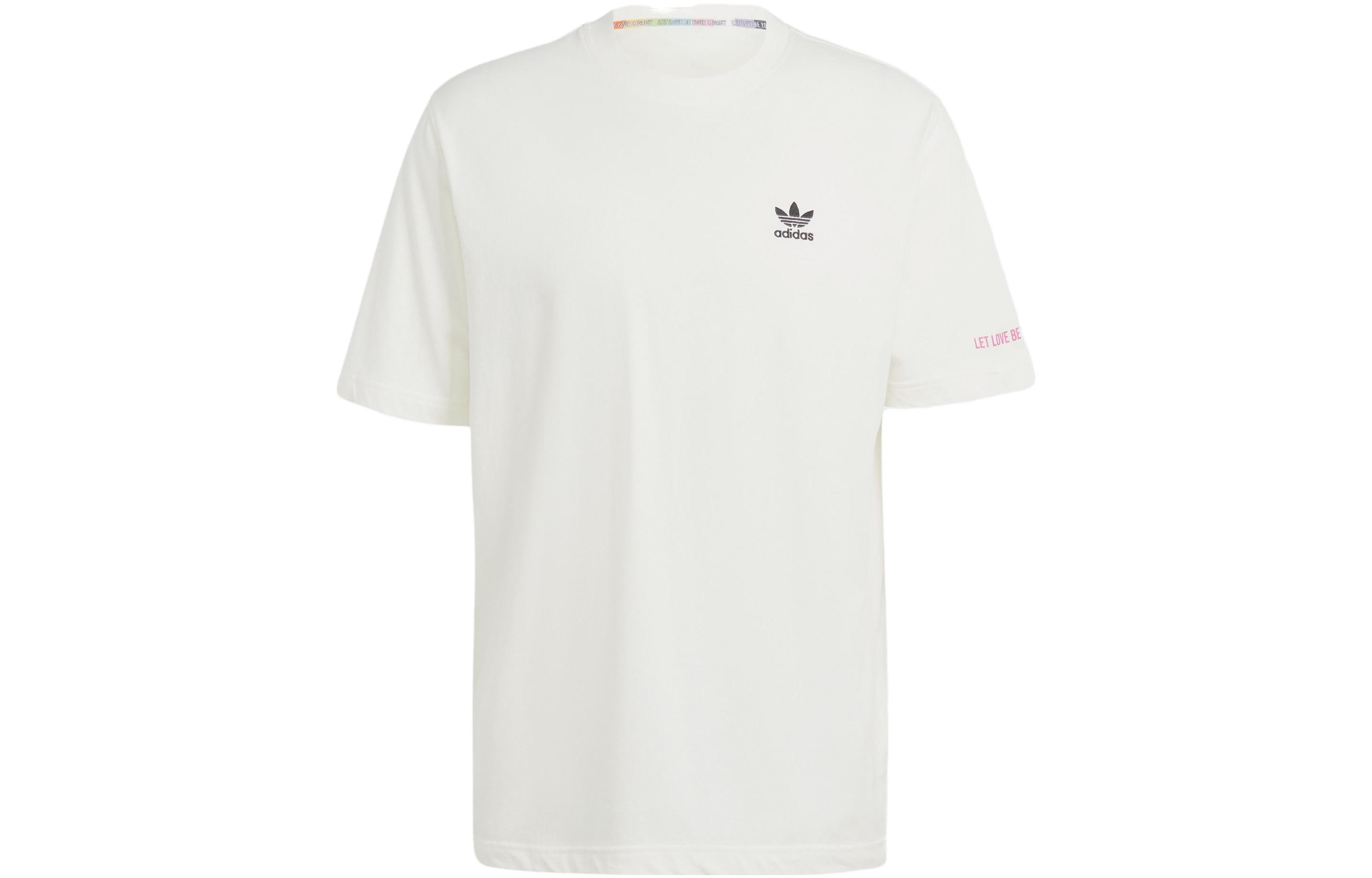 Adidas Originals x PRIDE RM GRAPHIC T Shirt Men s Jade White IU0055 XL