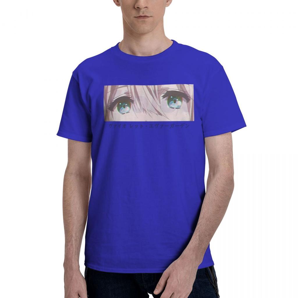 Violet Evergarden AnimeInspired 100 Cotton Casual Breathable Confortable Clothes Funny Ugus TShirts Clothes Men