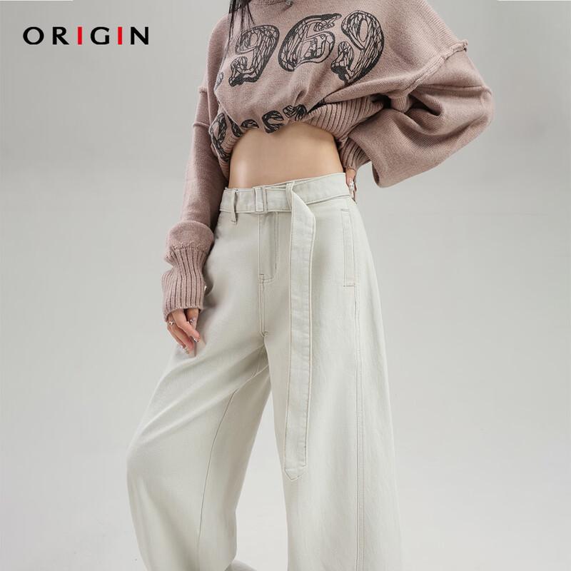 ORIGIN Women s High-Waist Wide-Leg Denim Jeans L