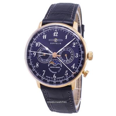 Refurbished Zeppelin Series LZ 129 Hindenburg Germany Made 7038-3 70383 Men's Watch