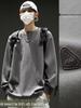 Herren Hoodie mit Rundhalsausschnitt - Neue Herbst/Winter Amerikanische Trendmarke, Lockerer Schnitt, Ohne Kapuze, Lässiges Oberteil