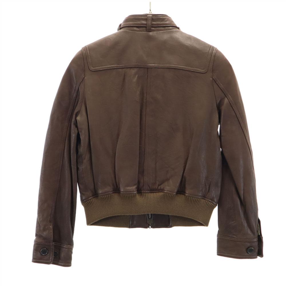 IENA Sheepskin leather jacket Brown Blouson Women Used