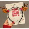 Christmas Party Hairbands for Girls Woman Happy Christmas Gift Old Man Snowman Elk Children Hair Hoop Baby Headwear Accessories