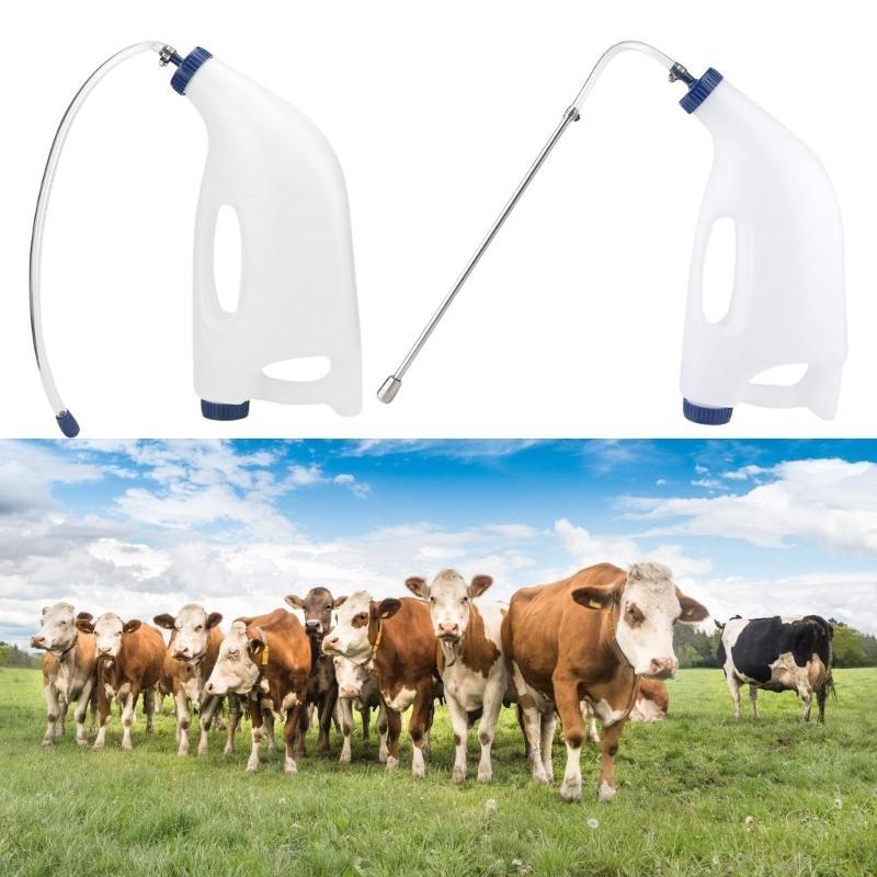  High Capacity 4L Calf Feeders for Convenient Animals Care Milk Replacer