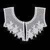 Water-soluble Lace Collar Chest Embroidery Piece Milk Silk Fake Collar Embroidered Shoulder Collar Symmetrical Collar Piece Polyester Fake Collar