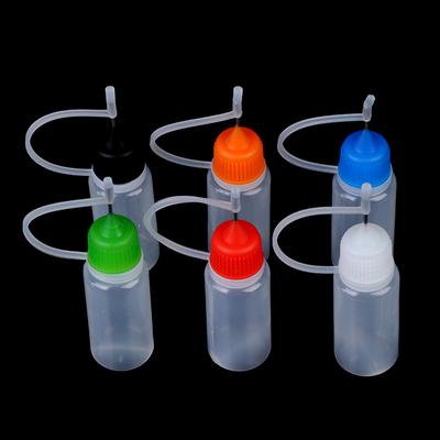 5 sztuk 10 ml wyciskanych butelek z igłą Eye Liquid Dropper Sample Drop Bottle
