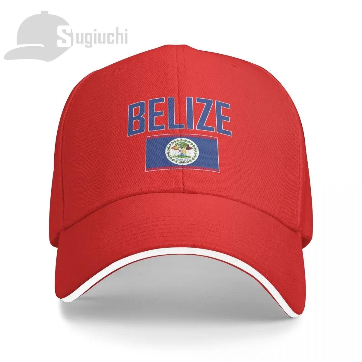 

BELIZE Flag With Letter Baseball Cap Unisex Women Summer Unisex Hip Hop Caps Cotton Snapback Golf Hat Fishing Caps One Size