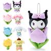 Adorable Kuromi My Melody Plush Keyring Pendant Xmas Gift
