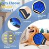 Five Finger Electrostatic Pet Hair Remover Reusable Five-Finger Glove  For Cats Dogs