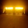 Amber 16LED Emergency Dash Car Vehicle Windshield Warning Flash Strobe Light 12V