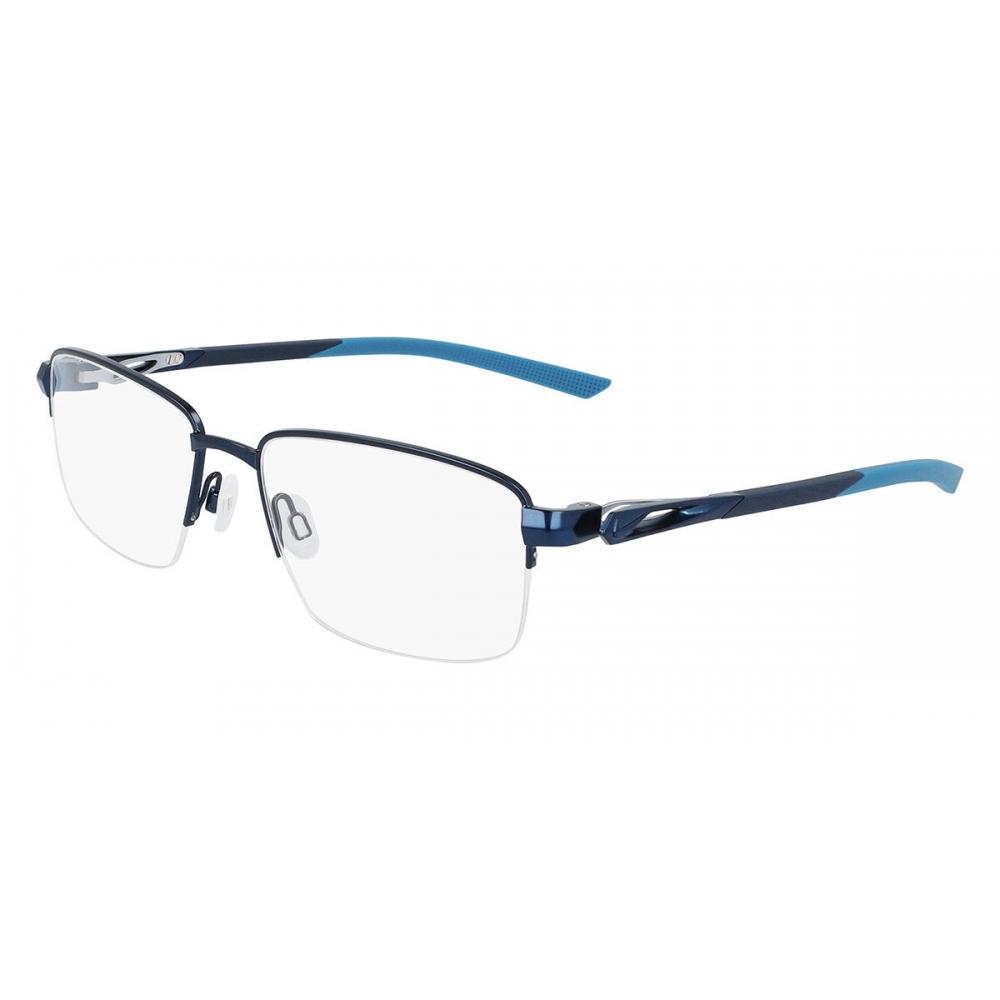 

Nike 8141 410 Unisex Eyeglasses Satin Navy Blue/55-17-140