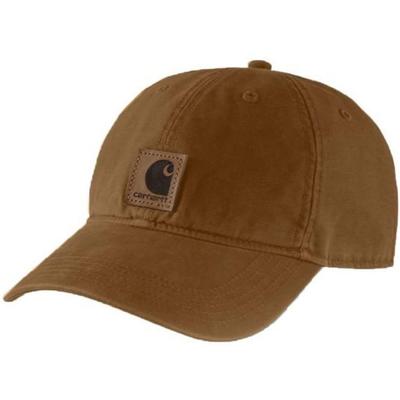 Carhartt Outdoor Cotton Canvas Simple Brown One 100289 100% Cap, Design, (211), Size,