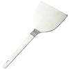 Nagao Okonomiyaki breiter Edelstahl Kommerzieller in Japan hergestellter Spatel, 10,5 cm (3,5 Zoll), Stahl, Güte,