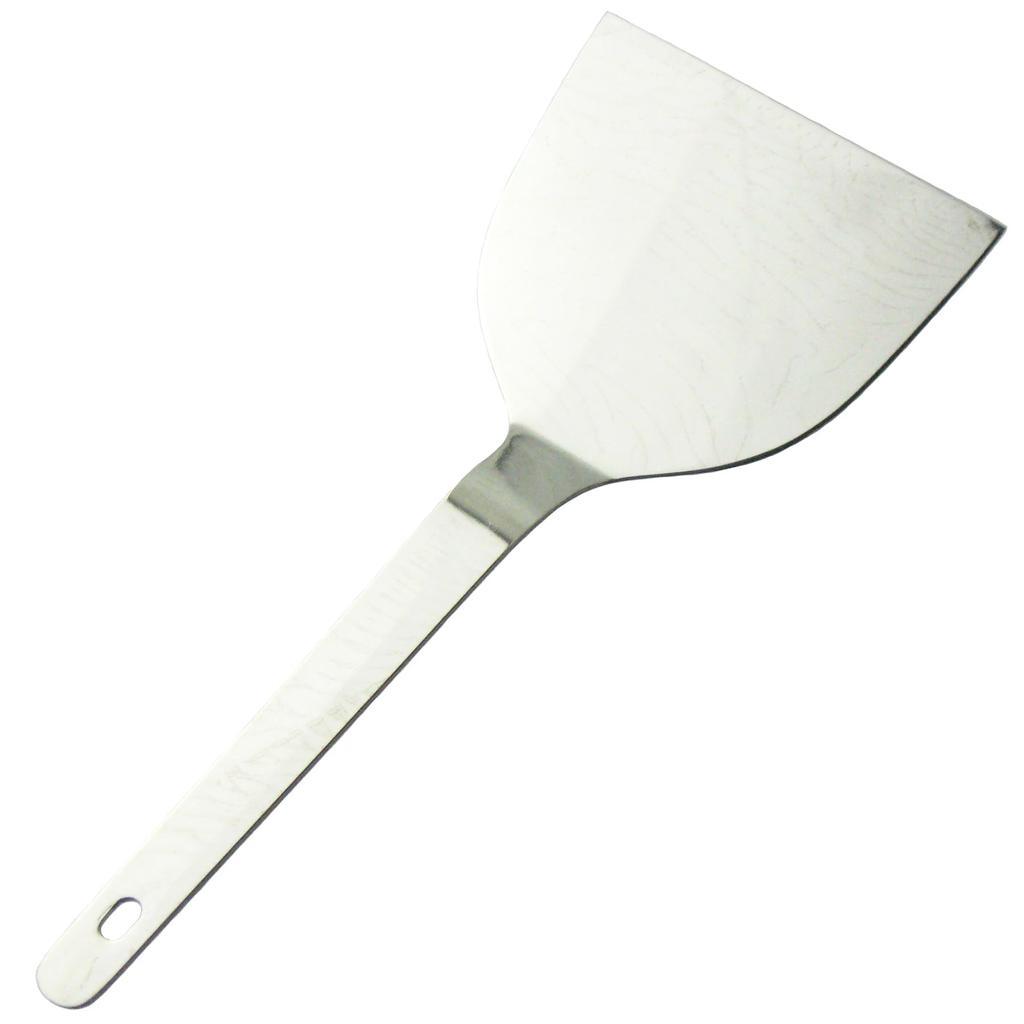 Nagao Okonomiyaki wide Stainless Commercial Made in Japan Spatula, 10.5cm (3.5 inches), Steel, Grade,