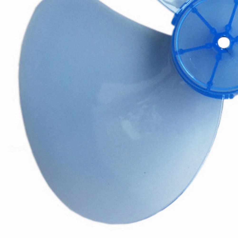 Home Cooling Plastic Fan Blade Blue Fan Blade Sturdy Plastic Construction Three Leaves Design For Standing Pedestal Fans