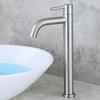 Quick Open Heighten Washbasin Faucet Stainless Steel Sink Water Tap Washbasin Tap  Sink