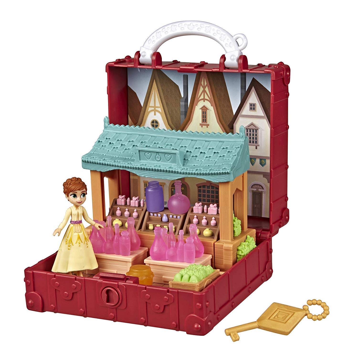 

Disney Frozen 2 Anna s Room Pop Adventure Playset with Handle Doll Frozen 2 [Used]