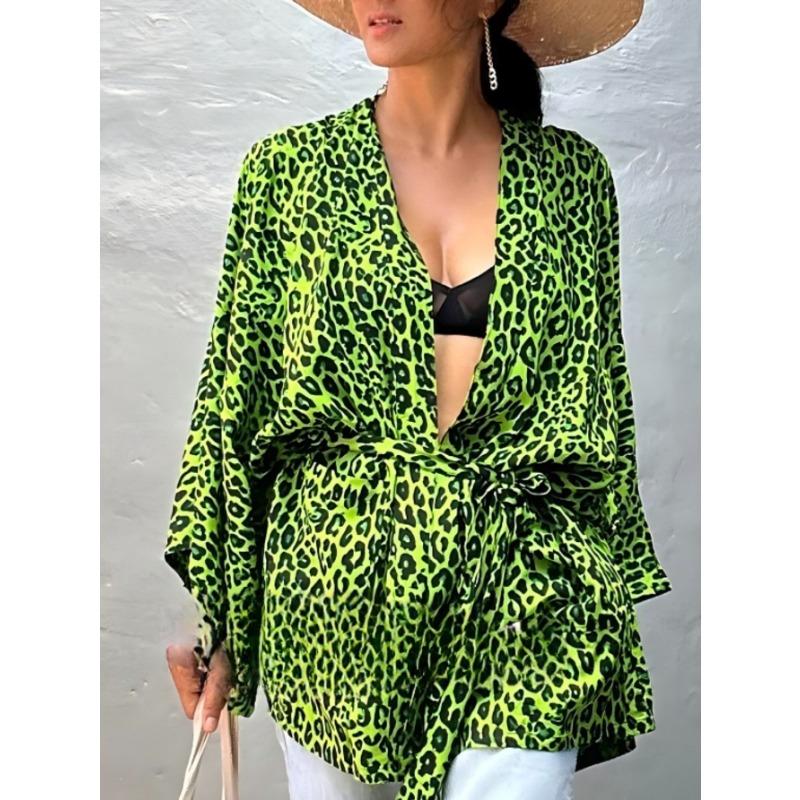 Cardigan Kimono Short Versatile Loose Cover Up  Seaside Vacation Sun Protection Shirt Shawl