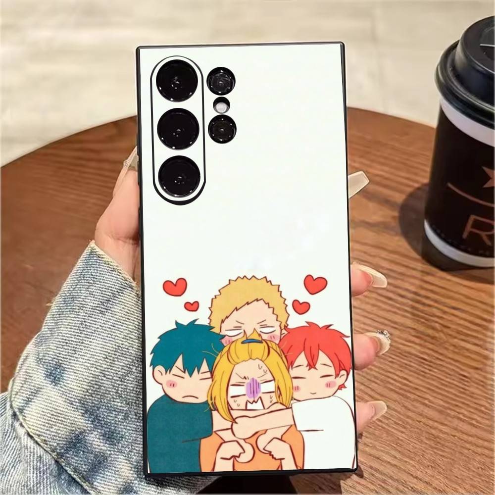 BL-Anime Given BoyS-Love Phone Case For Samsung S25,S24,S21,S22,S23,S20,Ultra,S26,Plus,Fe,Note,5G Black Cover