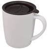(NITORI) Stainless Steel Mug with Lid, CV187-2, White, 8958157
