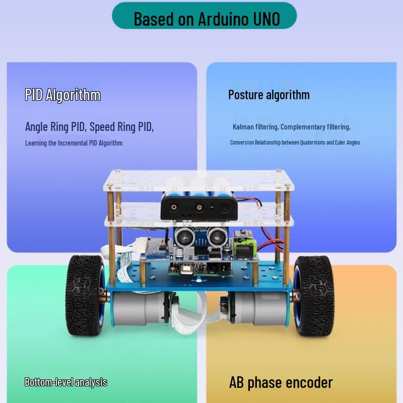 CreateBlock Arduino Selbstbalancierender Roboter Bausatz