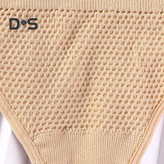 2 Pcs Women Thong High Waist Tummy Control Butt-uncovered One-piece Moulding Good Breathability Elastic Quick-drying Posture Correction Briefs Female