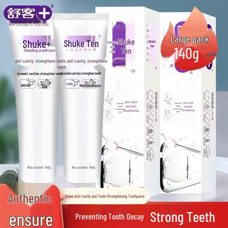 Shuke Fluoride Anti-Cavity & Whitening Toothpaste Triple Pack
