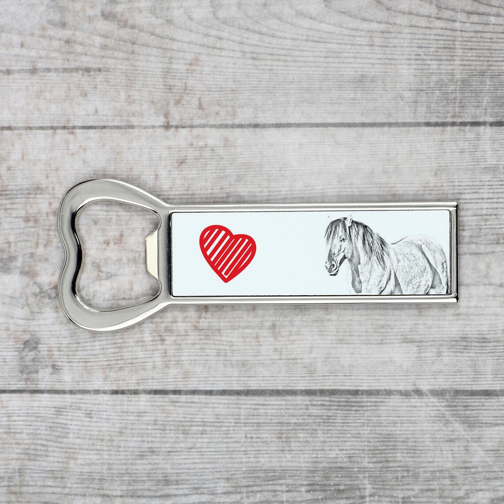 Henson Horse – Bottle opener with a horse, personalized fridge magnet bottle opener | Art-Dog